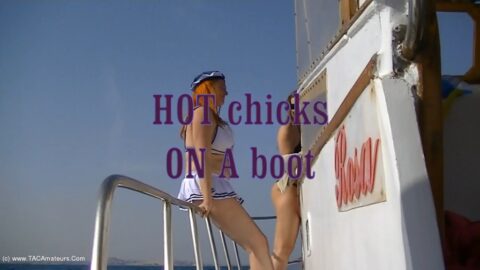 Two Hot Chicks On A Boat - video