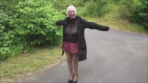 Flashing In Tights Outside - video