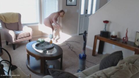 Vacuuming In The Nude - video