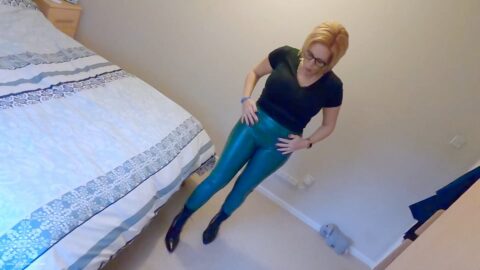 Skin Tight Leather Trousers Pt1 - video